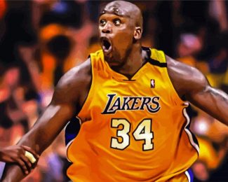 Shaquille O Neal diamond painting