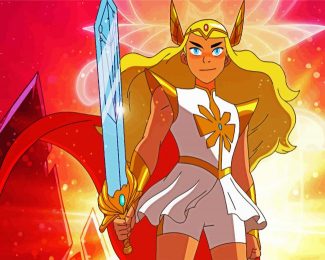 Shera Superhero diamond painting