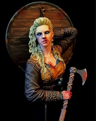 Shieldmaiden diamond painting