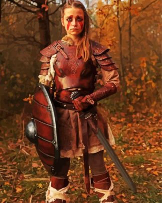 Shieldmaiden diamond painting