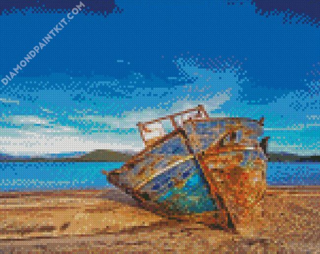 Shipwreck diamond painting