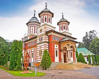 Sinaia Monastery diamond painting