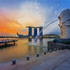 Singapore Merlion Park diamond painting