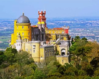 Sintra Park And National Palace Of Pena diamond painting