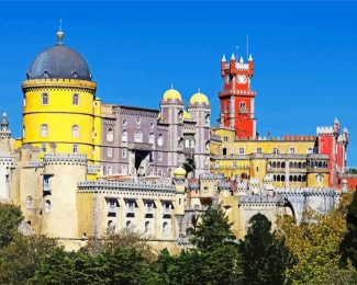 Sintra Park And National Palace Of Pena diamond painting