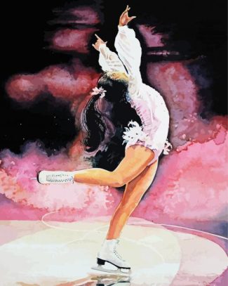 Skating Girl diamond painting