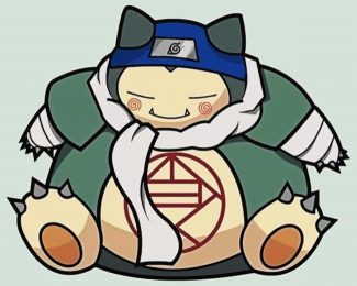 Snorlax Naruto diamond painting