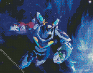 Space Voltron Robot diamond painting