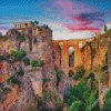 Spain Ronda At Sunset diamond painting