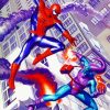 Spider Man And Green Goblin diamond painting