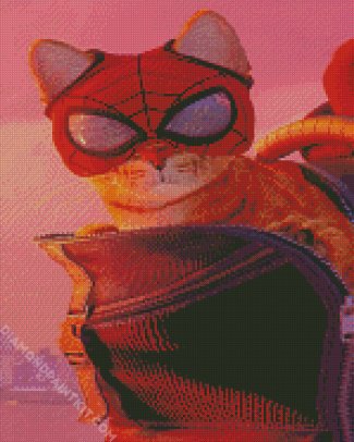 Spider Cat diamond painting