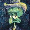 Squidward Art diamond painting