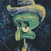 Squidward Art diamond painting