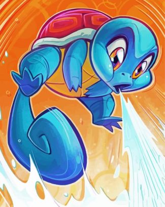 Squritle Pokemon diamond painting