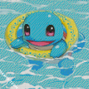 Squritle Swimming diamond painting