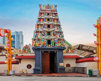 Sri Mariamman Temple Singapore diamond painting