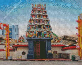 Sri Mariamman Temple Singapore diamond painting