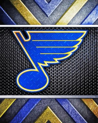 St Louis Blues Hockey Club diamond painting