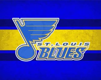 St Louis Blues Hockey Club Logo Diamond painting