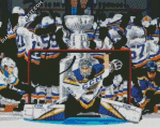 St Louis Blues Hockey Players Diamond painting