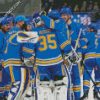 St Louis Blues Players daimond painting