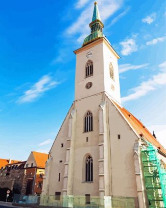 St Martin Cathedral Slovakia diamond painting