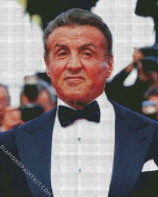 Stallone Sylvester diamond painting