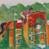 Steeplechase Horse Racing Diamond painting