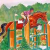 Steeplechase Horse Racing Diamond painting