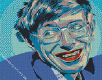 Stephen Hawking Art Illustration diamond painting