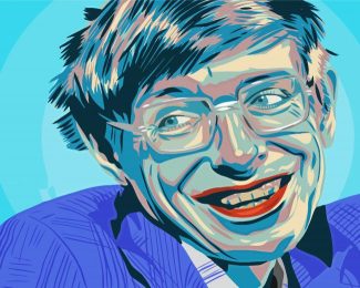 Stephen Hawking Art Illustration diamond painting