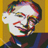 Stephen Hawking Pop Art diamond painting