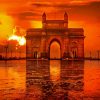 Sunset At Mumbai Gateway Of India diamond painting