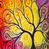 Swirling Tree diamond painting