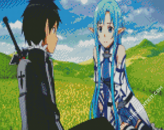 Sword Art Online Anime diamond painting