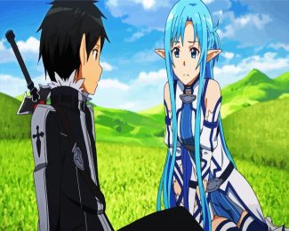 Sword Art Online Anime diamond painting