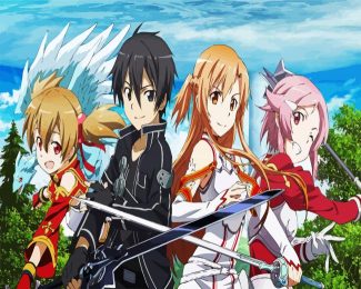 Sword Art Online diamond painting