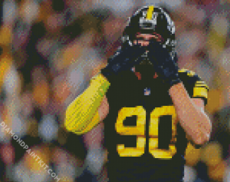 TJ Watt Pittsburgh Steelers Team diamond painting