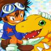 Tai Kamiya And Agumon diamond painting