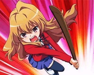 Taiga Aisaka Toradora Anime diamond painting