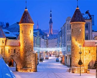 Tallinn Viru Gate diamond painting