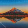 Taranaki Mountain diamond painting