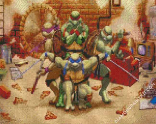 Teenage Mutant Ninja Turtles Diamond painting