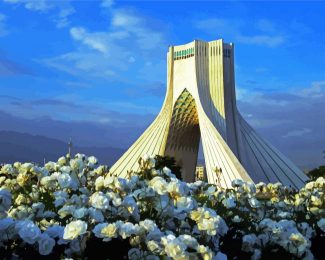 Tehran Azadi Tower diamond painting