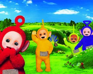 Teletubbies Characters diamond painting