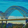 Tennessee Memphis Bridge diamond painting