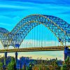 Tennessee Memphis Bridge diamond painting