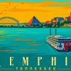 Tennessee Memphis Poster diamond painting