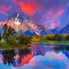 Teton Country Wyoming diamond painting