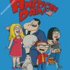 The Animated movie American dad Diamond painting